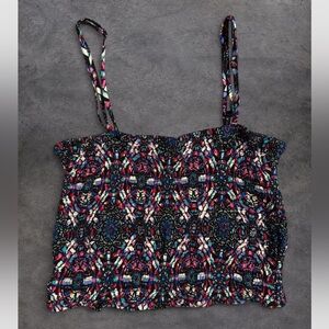 PacSun Y2K LA Hearts Cropped Tank Top | Festival 2000s | Size L